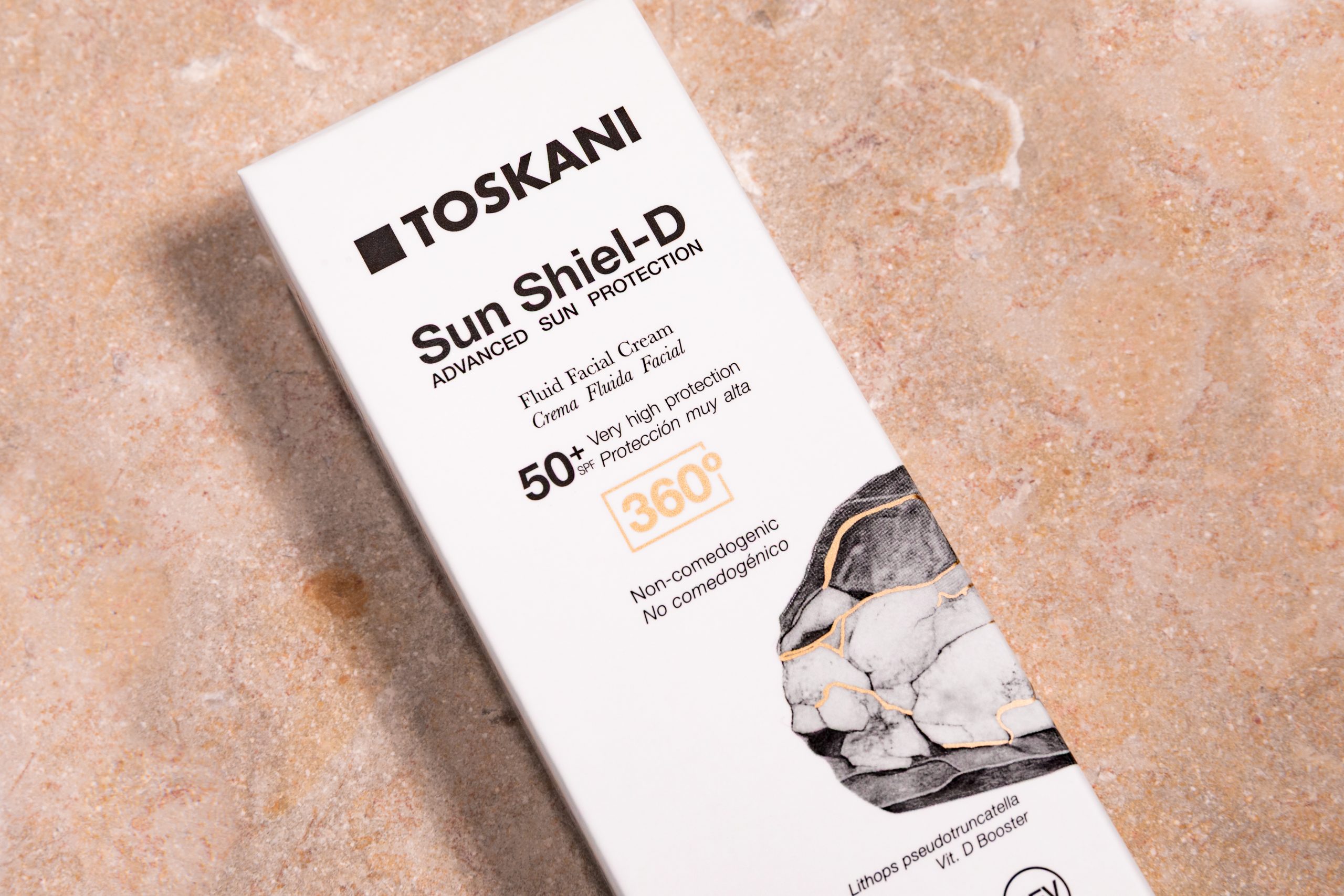 Toskani Sun Shiel-d SPF 50+ Verpackung